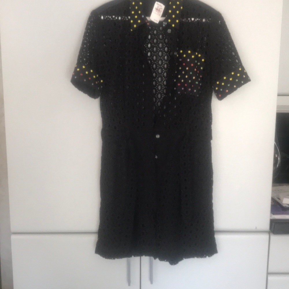 Mary Katrantzou black belted shorts jumper size 8 Originally: $1700 Asking: $850 - Picture 4 of 5